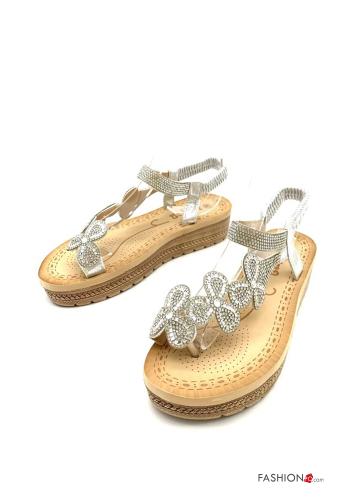 Tongs  avec strass coins - ph 1