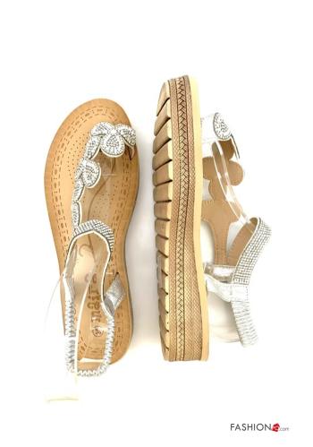 Tongs  avec strass coins - ph 4