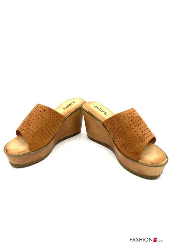 Clogs  Suede wedge - ph 1