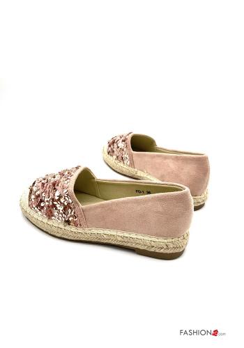 Espadrilles  mit Pailletten Wildleder - ph 3