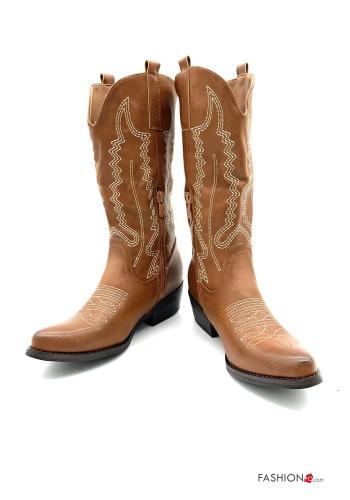 Embroidered Boots with zip - ph 1