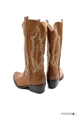 Embroidered Boots with zip - ph 3