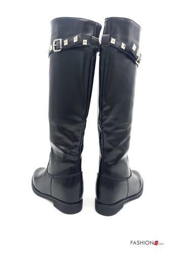 Bottes avec fermeture éclair avec sangle avec des clous - ph 3