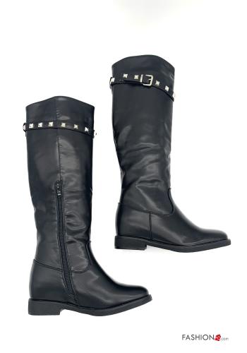Bottes avec fermeture éclair avec sangle avec des clous - ph 4