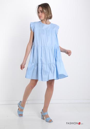 Kleid mit Volants mit Knöpfen - ph 1