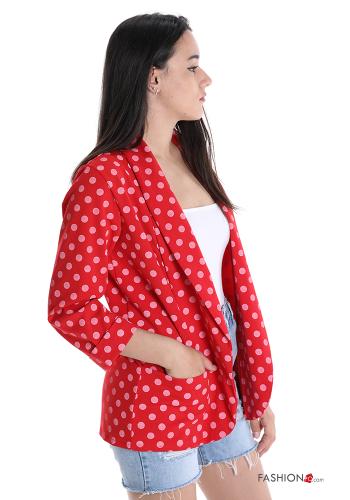 Chaqueta Estampado de lunares con bolsillos - ph 3
