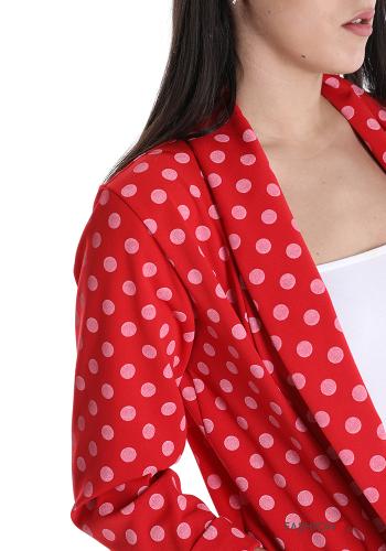 Chaqueta Estampado de lunares con bolsillos - ph 4