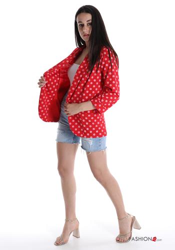 Chaqueta Estampado de lunares con bolsillos - ph 5