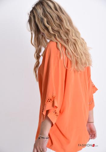 Blusa scollo a V con zip - ph 3