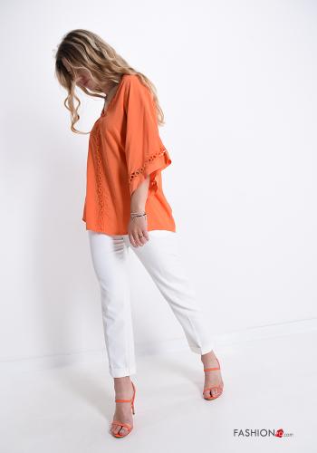 Blusa scollo a V con zip - ph 5
