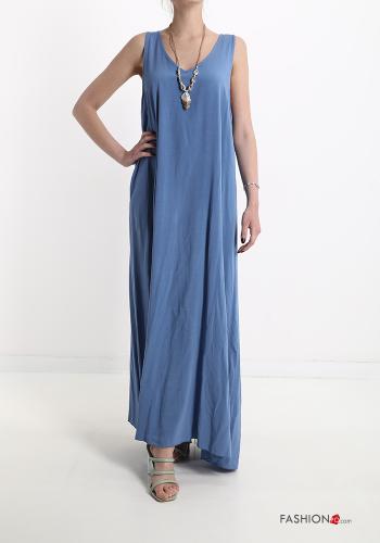 Sleeveless Dress with necklace - ph 1