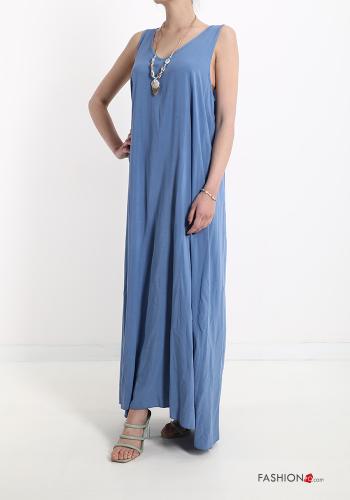 Sleeveless Dress with necklace - ph 3