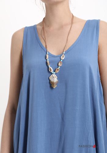 Sleeveless Dress with necklace - ph 4