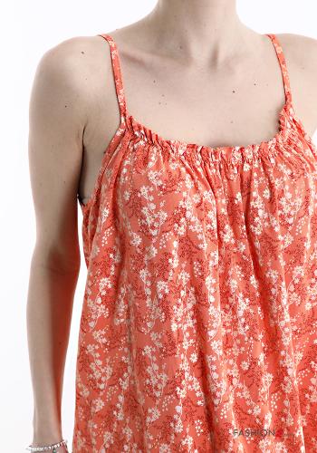 Floral Sleeveless Dress with flounces - ph 4