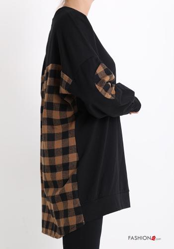 Sweatshirt em Algodão Padrão Vichy - ph 3