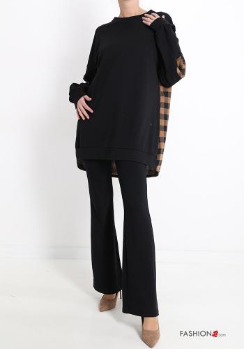Sweatshirt em Algodão Padrão Vichy - ph 5