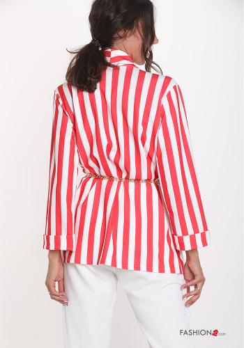 Veste  avec poches Imprimé à rayures - ph 2