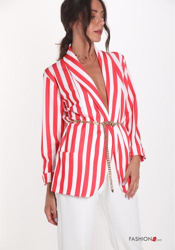 Veste  avec poches Imprimé à rayures - ph 3