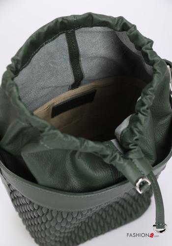 Borsa in Vera pelle regolabile con tracolla - ph 5