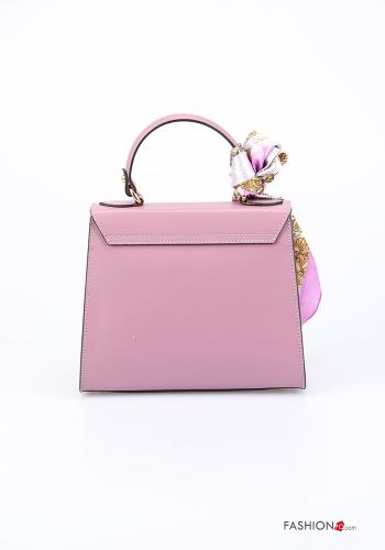 Tasche aus Echtes Leder mit Schleife mit Schultergurt - ph 3