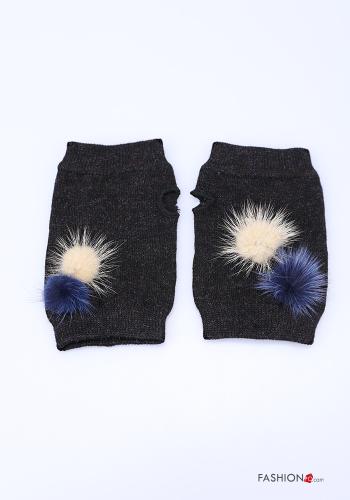 Manchons en Coton avec fourrure - ph 1
