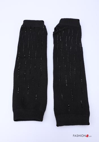 Manicotti in Cotone con strass - ph 1