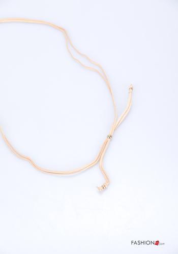 Collier ajustable avec strass - ph 2