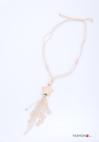 Collier ajustable avec strass - ph 3