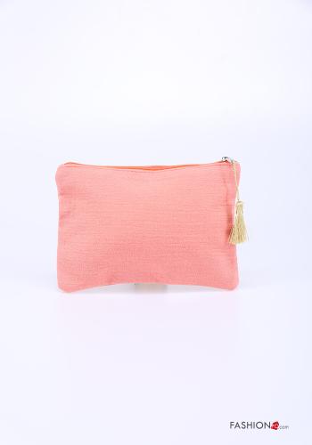 Pochette in Cotone Fantasia scritta con zip - ph 3