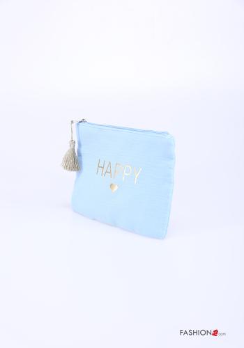 Pochette in Cotone Fantasia scritta - ph 2