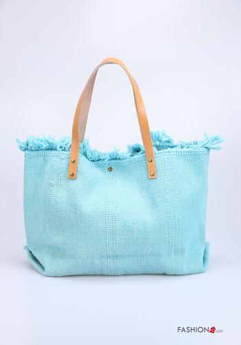 Borsa in Cotone  con frange mare - ph 1