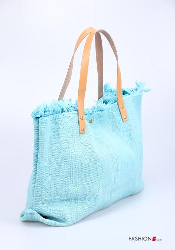 Borsa in Cotone  con frange mare - ph 2