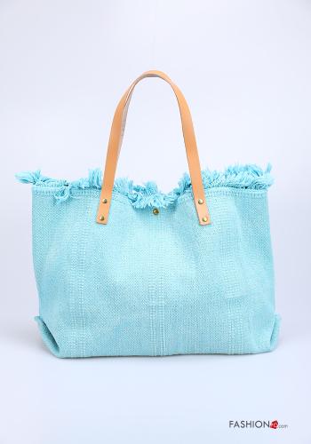 Borsa in Cotone  con frange mare - ph 3