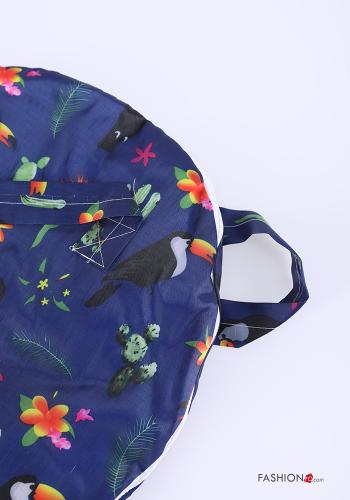Telo in Cotone  con zip con borsa Fantasia stampata - ph 4
