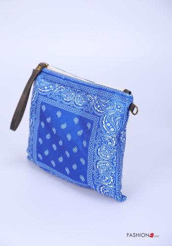 Bolso de Algodón  con cremallera con bandolera Estampado de Paisley - ph 2