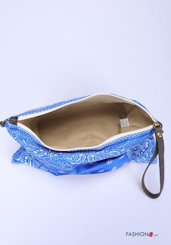 Bolso de Algodón  con cremallera con bandolera Estampado de Paisley - ph 5