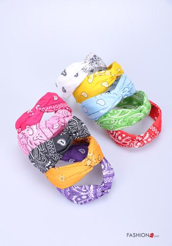 9-piece Set  Head band Paisley pattern - ph 1