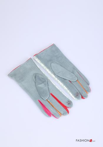 Lot de 12 paires Gants à boutons - ph 2