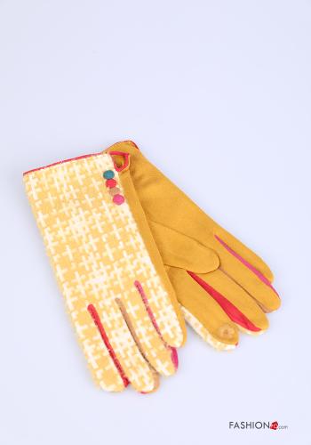 Lot de 12 paires Gants à boutons - ph 4