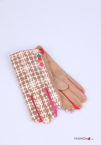 Lot de 12 paires Gants à boutons - ph 5