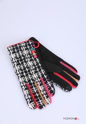 Lot de 12 paires Gants à boutons - ph 8