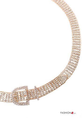 Cintura regolabile con strass - ph 2