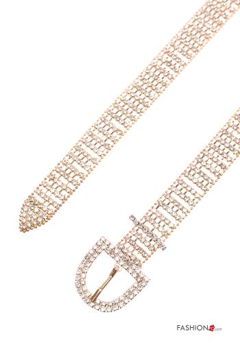 Cintura regolabile con strass - ph 3