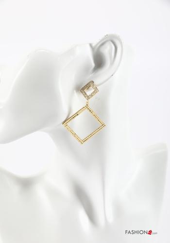 Boucles d’oreilles avec strass - ph 3