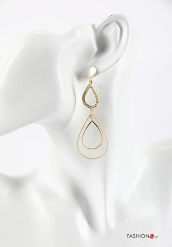 Boucles d’oreilles avec strass - ph 3