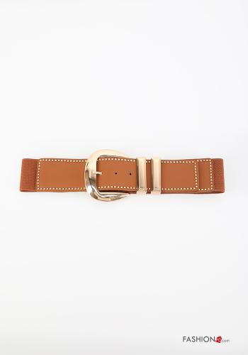 Cintura ecopelle regolabile con borchie