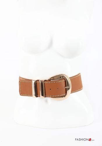 faux leather adjustable Belt with studs - ph 4