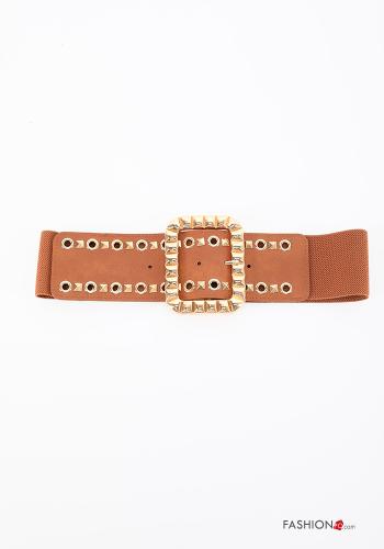 Kunstleder verstellbarer Gürtel mit Nieten