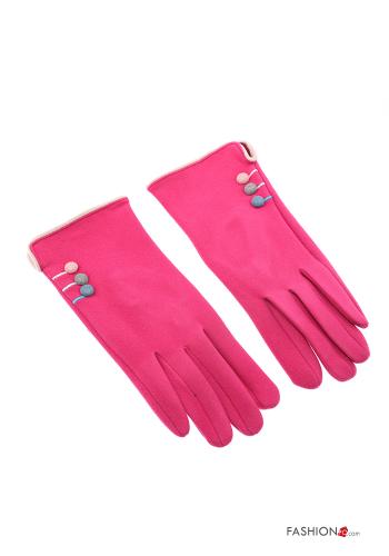Set 12 pairs Cotton Gloves with buttons - ph 3