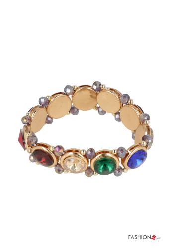 Bracelet avec strass avec élastique - ph 1